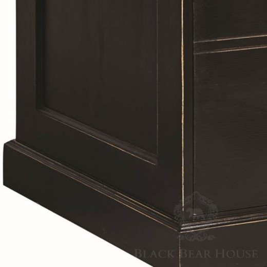 drewniane biurko black bear house