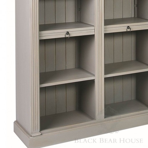 drewniany szary regał black bear house