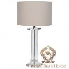 lampa na szklanej nodze