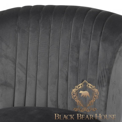 fotel modern classic szary black bear house