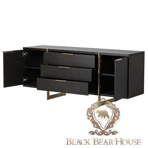 Komoda modern classic black bear house