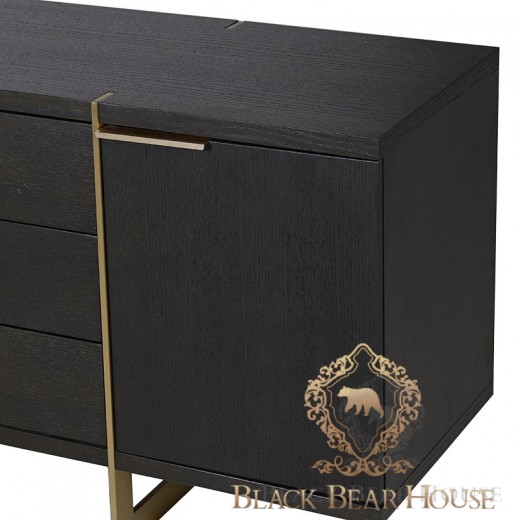 Komoda modern classic black bear house
