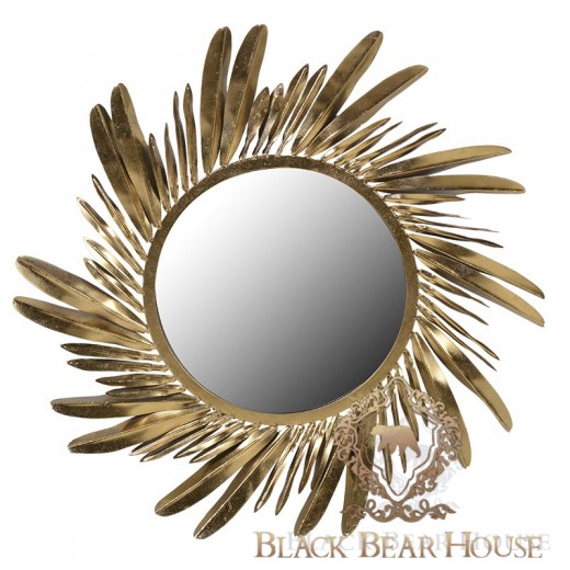 złote lustro sunburst black bear house