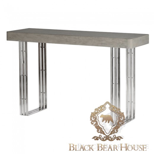 Nowoczesna konsola beton black bear house