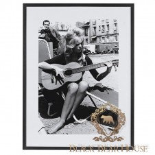 obraz grafika zdjęcie dekoracja ścienna bridget bardot black bear house