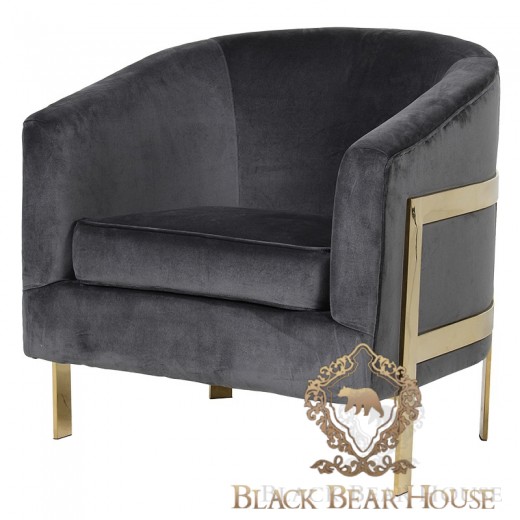 fotel w stylu amerykańskim black bear house