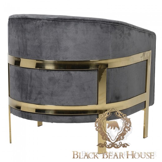 fotel w stylu amerykańskim black bear house