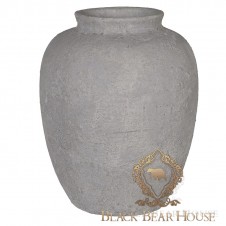 szara rustykalna waza black bear house