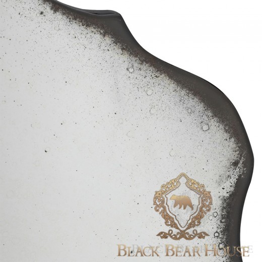 dekoracyjne postarzane lustro black bear house