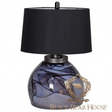 zielona lampa stolikowa black bear house