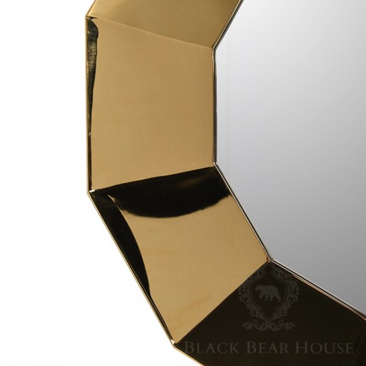 lustro złote modern classic black bear house