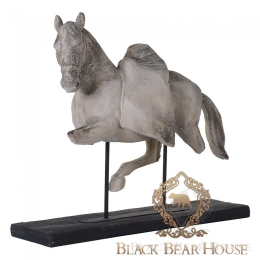 figurka dekoracyjna koń black bear house.001