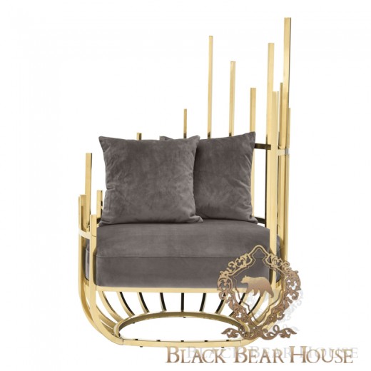 fotel luksusowy modern classic black bear house eichholtz.002