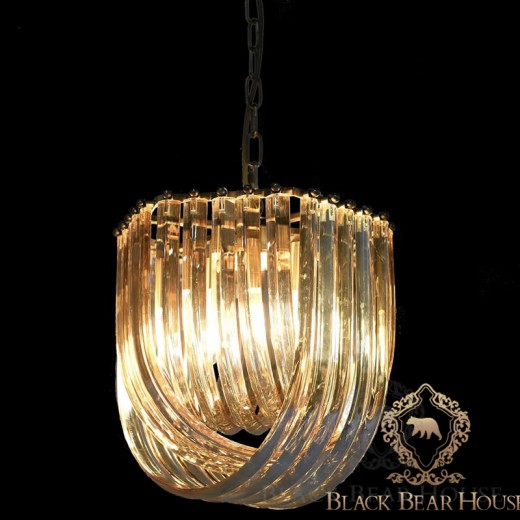 lampa żyrandol francuski modern classic black bear house.029