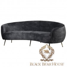 fotel welurowy glamour black bear house.005