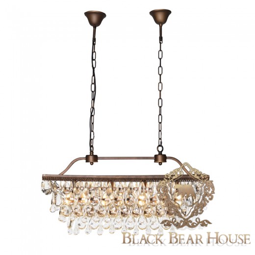 żyrandol modern classic z kryształami glamour black bear house.003