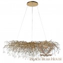 żyrandol modern classic z kryształami glamour black bear house.023