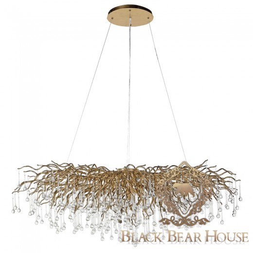 żyrandol modern classic z kryształami glamour black bear house.023