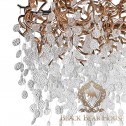 żyrandol modern classic z kryształami glamour black bear house.026