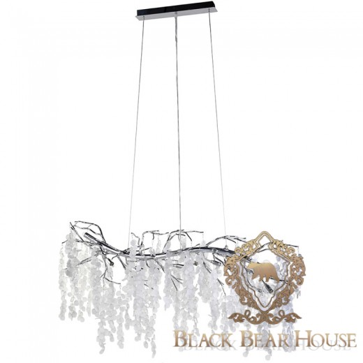 żyrandol modern classic z kryształami glamour black bear house.030