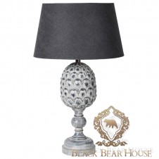 lampy stolikowe drewniane prowansalskie black bear house.001