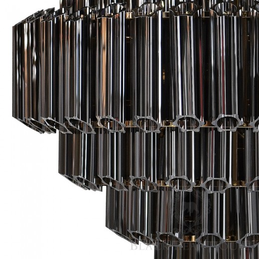 żyrandol szklany smoky modern classic black bear house.001